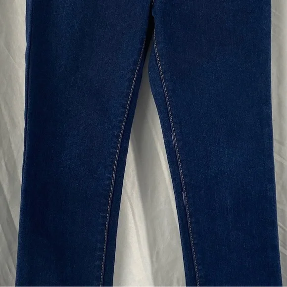 The Children’s Place Girl Skinny Dark Blue Jeans Waist Adjustable Band Size 6 - Picture 7 of 16